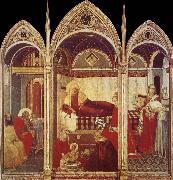 Ambrogio Lorenzetti Birth of the Virgin oil